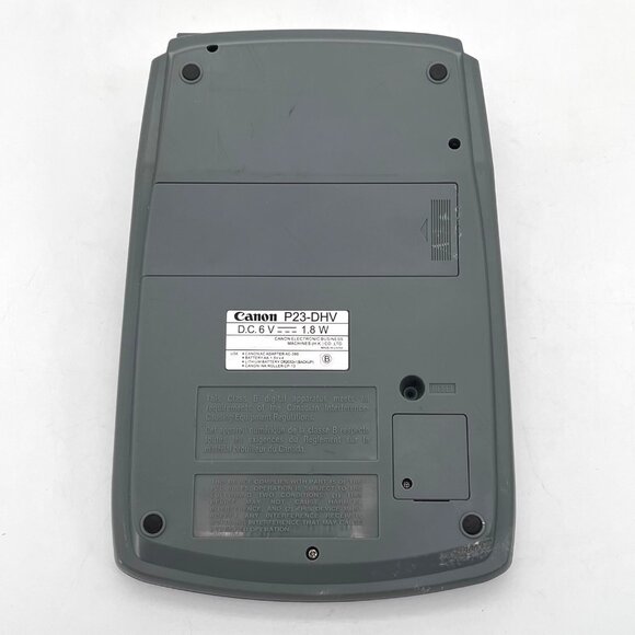 Canon P23-DHV Printing Calculator With Clock & Calendar Battery or Plug-In - Picture 4 of 14